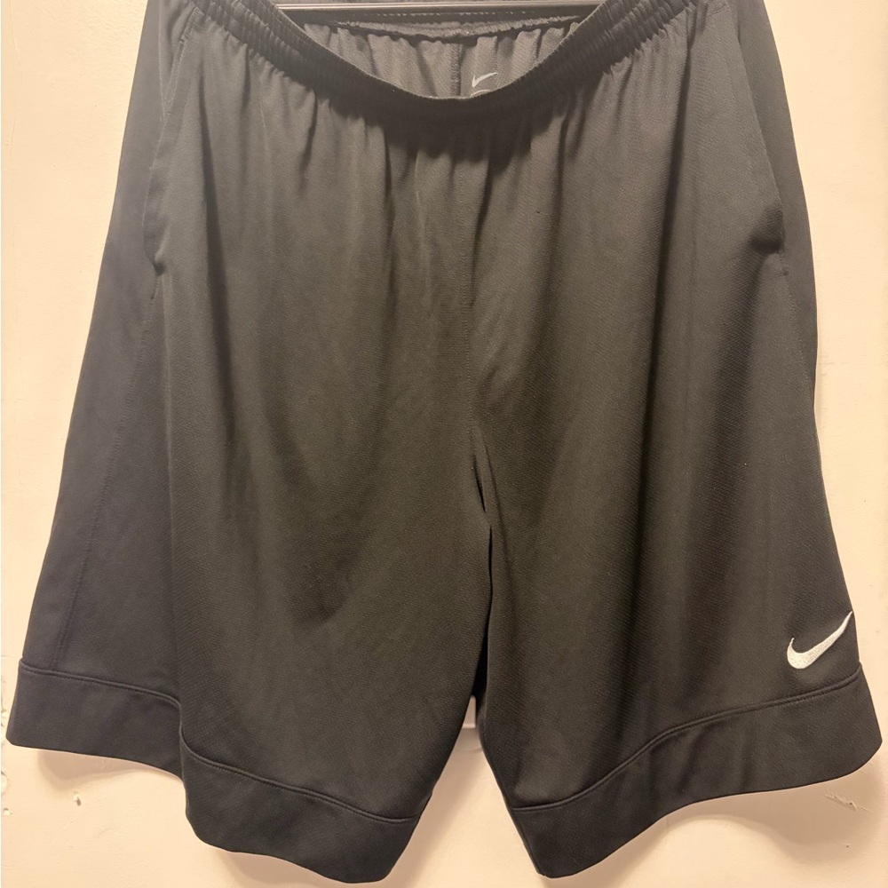 Nike Charcoal Gray Shorts with Neon Accents